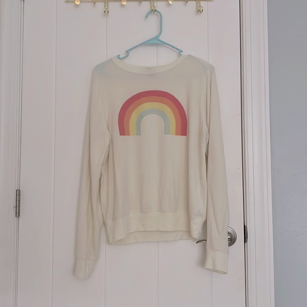 Wild fox Rainbow 🌈 Pullover Sweater